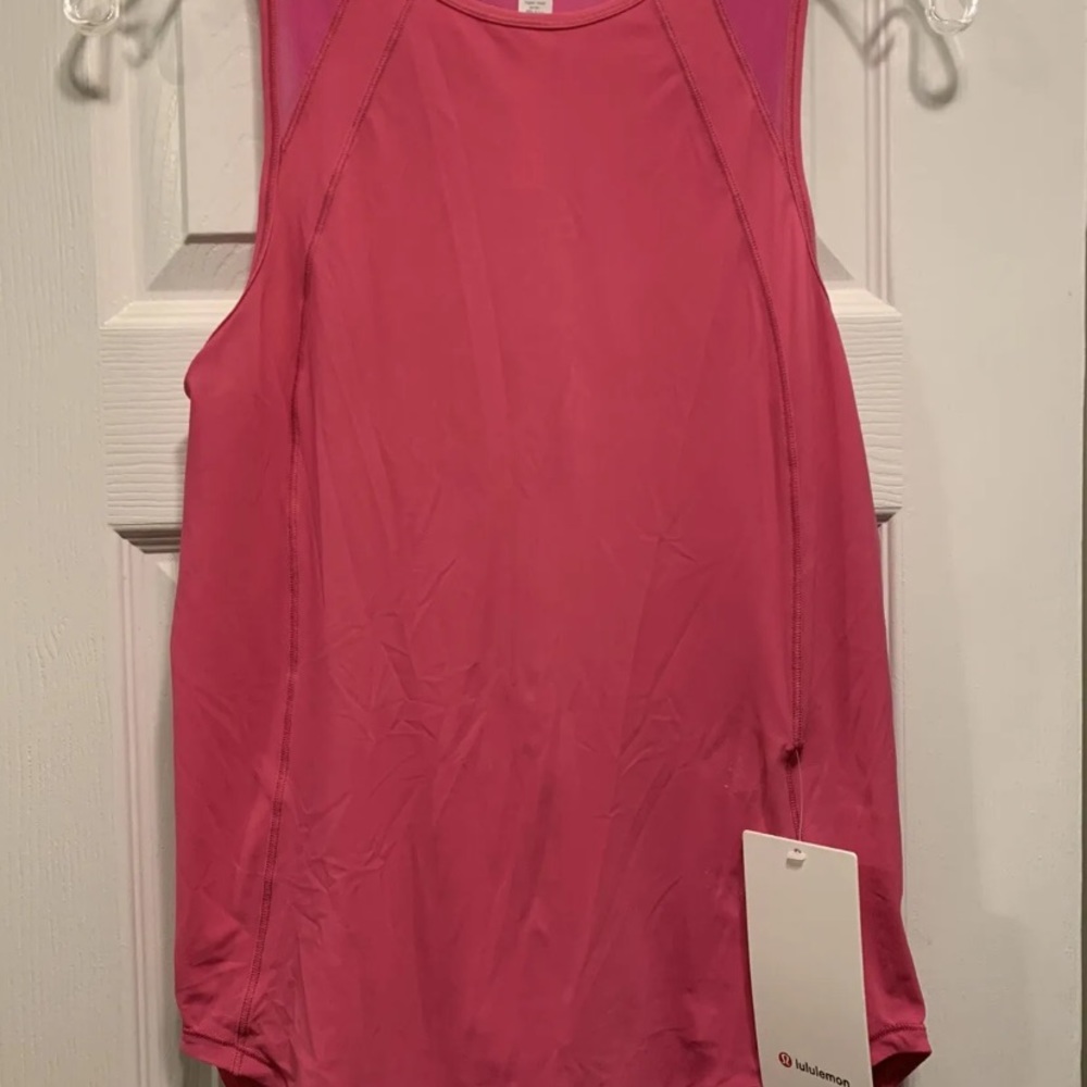Lululemon Sculpt Tank Top Sonic Pink Size 4.